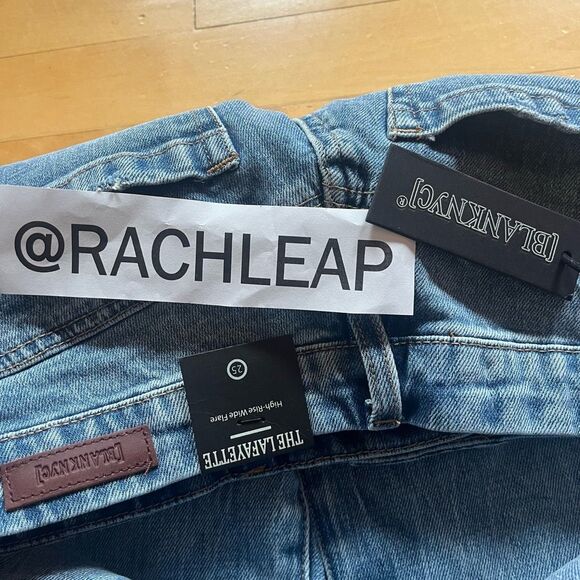 NWT Blank NYC slim straight denim size 25 m11 - Picture 4 of 5